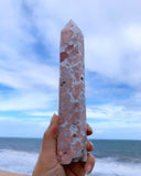 Crystal Towers - A Pink Agate Huge Tower