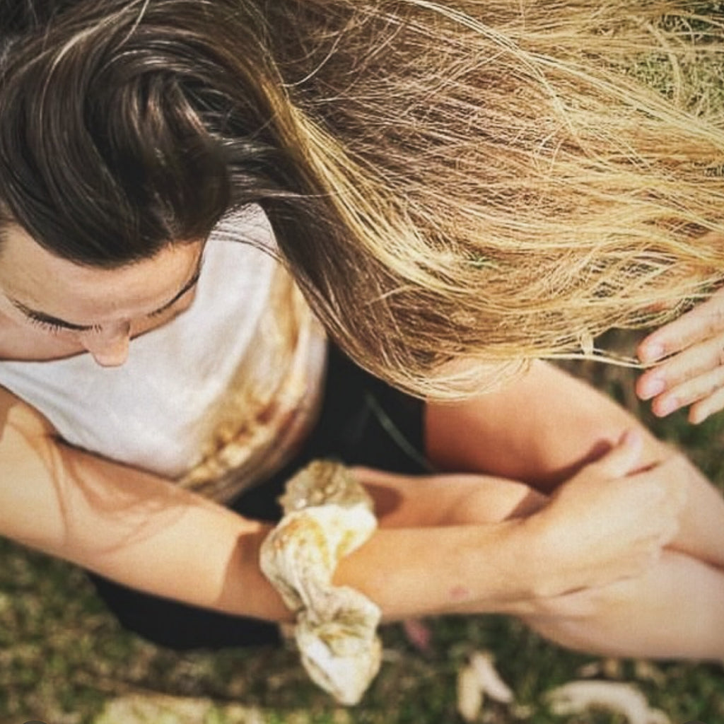 Organic Cotton Bucket Hat or Silk Scrunchie Natural Dyeing Workshop by Carly Catalano - 3 Nov 2024