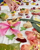 Organic Cotton Bucket Hat or Silk Scrunchie Natural Dyeing Workshop by Carly Catalano - 3 Nov 2024