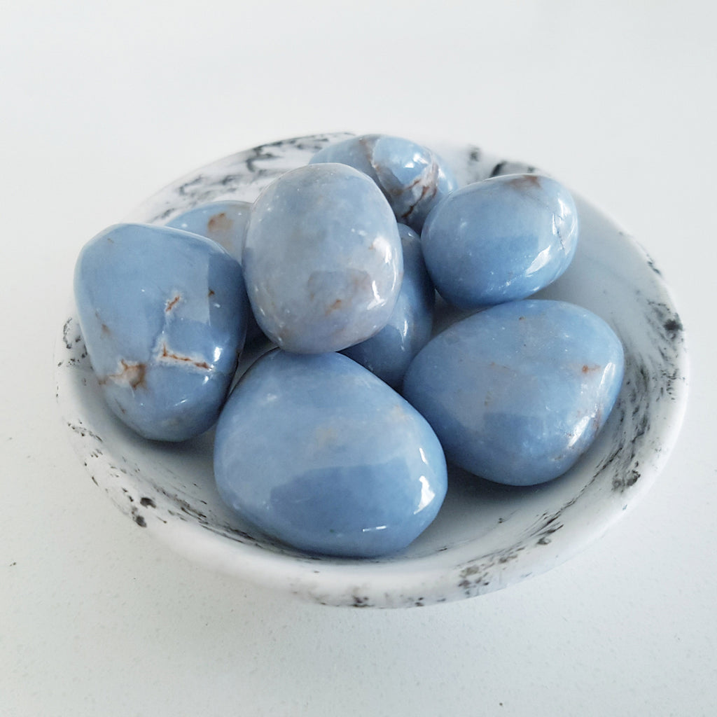 Tumbled Stones - Blue Angelite