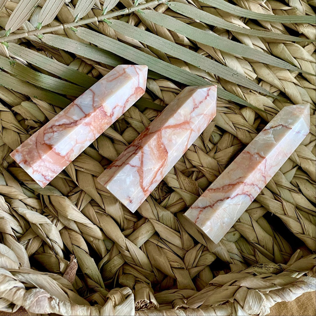 Crystal Towers - A Red Vein Jasper Tower