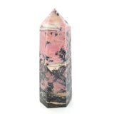 Crystal Towers - Pink Rhodonite Tower