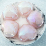 Gemstone Carvings - Heart Medium Angel Aura Quartz