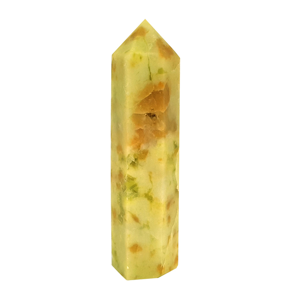 Crystal Towers - Green Flower Jade Tower