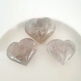 Gemstone Carvings - Heart Blue Rose Quartz