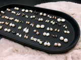 Glamorous Pearls Collection Earrings - Gourd-Shaped Freshwater Pearls Earrings