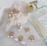 Glamorous Pearls Collection Earrings - Gourd-Shaped Freshwater Pearls Earrings