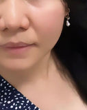 Glamorous Pearls Collection Earrings - Gourd-Shaped Freshwater Pearls Earrings