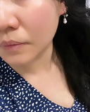 Glamorous Pearls Collection Earrings - Gourd-Shaped Freshwater Pearls Earrings