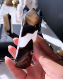 Crystal Towers - A Black Agate Tower
