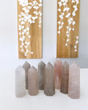 Crystal Towers - A Blue Rose Quartz Tower