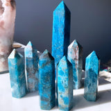 Crystal Towers - A Blue Apatite Tower