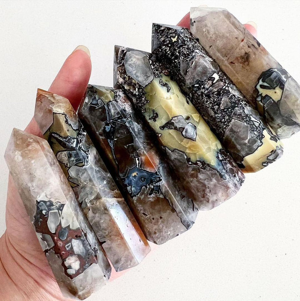 Crystal Towers - A Mosaic Quartz Tower
