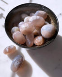 Tumbled Stones - Pink Amethyst Flower Agate