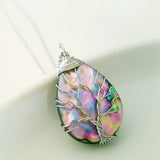Tree of Life Collection - Abalone Shell Tree of Life Silver (Small)