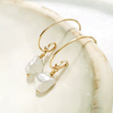 Glamorous Pearls Collection Earrings - Irregular Pearls Drop Earrings