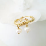 Glamorous Pearls Collection Earrings - White Lantern Freshwater Pearls Earrings