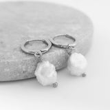 Glamorous Pearls Collection Earrings - Rosebud Freshwater Pearls Earrings