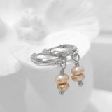 Glamorous Pearls Collection Earrings - Pink Nugget Freshwater Pearls Earrings