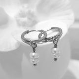 Glamorous Pearls Collection Earrings - Twin Nuggets Freshwater Pearls Earrings