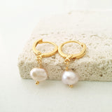 Glamorous Pearls Collection Earrings - Nuggets Freshwater Pearls Earrings