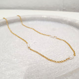 Glamorous Pearls Collection Necklace - Triplets Strand Pearls Necklace