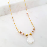 Teardrop Gems Collection - Faceted Teardrop Designer Necklace