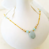 Teardrop Gems Collection - Faceted Teardrop Designer Necklace