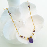Teardrop Gems Collection - Faceted Teardrop Designer Necklace
