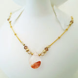 Teardrop Gems Collection - Faceted Teardrop Designer Necklace