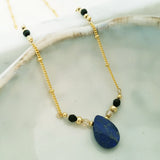 Teardrop Gems Collection - Faceted Teardrop Designer Necklace