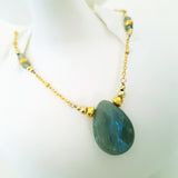 Teardrop Gems Collection - Faceted Teardrop Designer Necklace