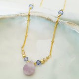 Teardrop Gems Collection - Faceted Teardrop Designer Necklace