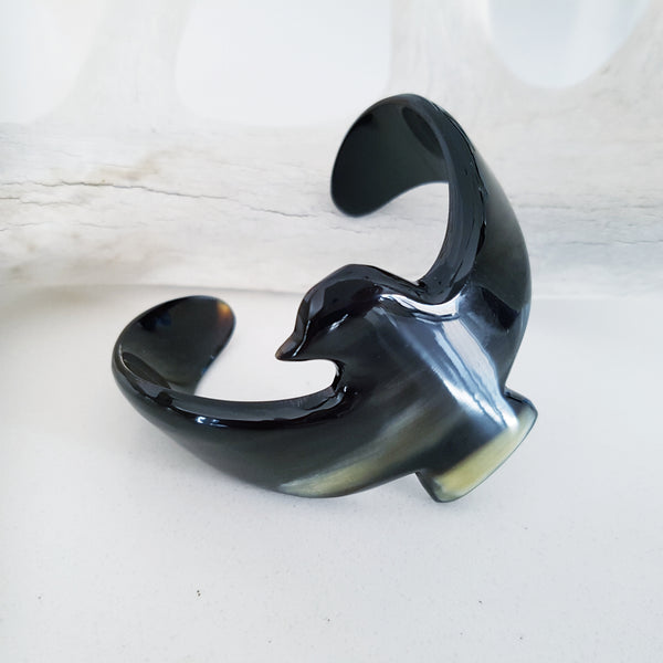 Charismatic Wanderlust Collection - Horn Bangle Seagull Cuff