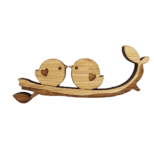 Little Enchanted Woods Animals Collection - A021 - Love Birds on Branch
