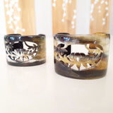 Charismatic Wanderlust Collection - Horn Bangle Lotus
