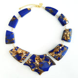 Adore Gemstone Collection - Colourful Sea Sediment Jasper Choker Necklace (Limited Edition)
