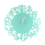Wooden Clock - Enchanted Forest