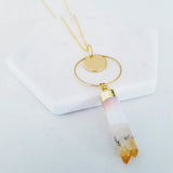 Adore Gemstone Collection - Sun Citrine Rod Necklace