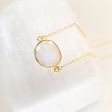 Adore Gemstone Collection - Organic Moonstone Layered Necklace