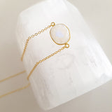 Adore Gemstone Collection - Organic Moonstone Layered Necklace