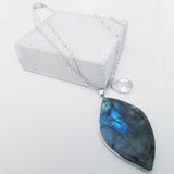 Adore Gemstone Collection - Magical Labradorite Eye Necklace