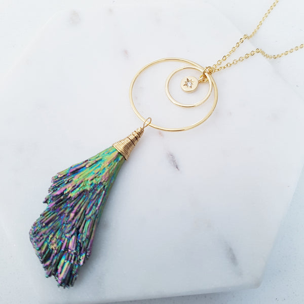 Adore Gemstone Collection - Titanium Tourmaline Necklace