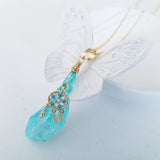 Adore Gemstone Collection - Aqua Aura Dreamcatcher Necklace