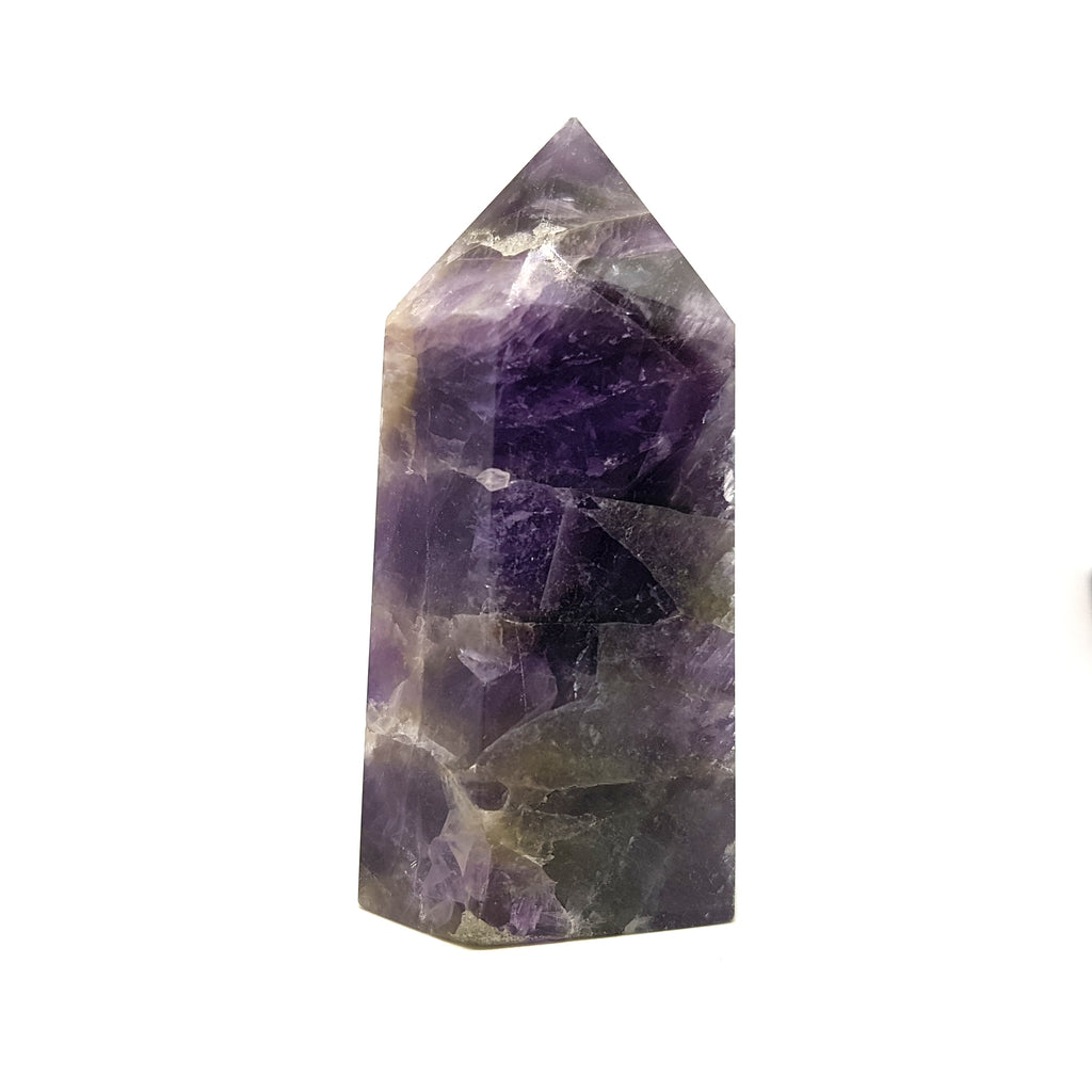 Nature Treasure - Chevron Amethyst Tower - The Protective Stone