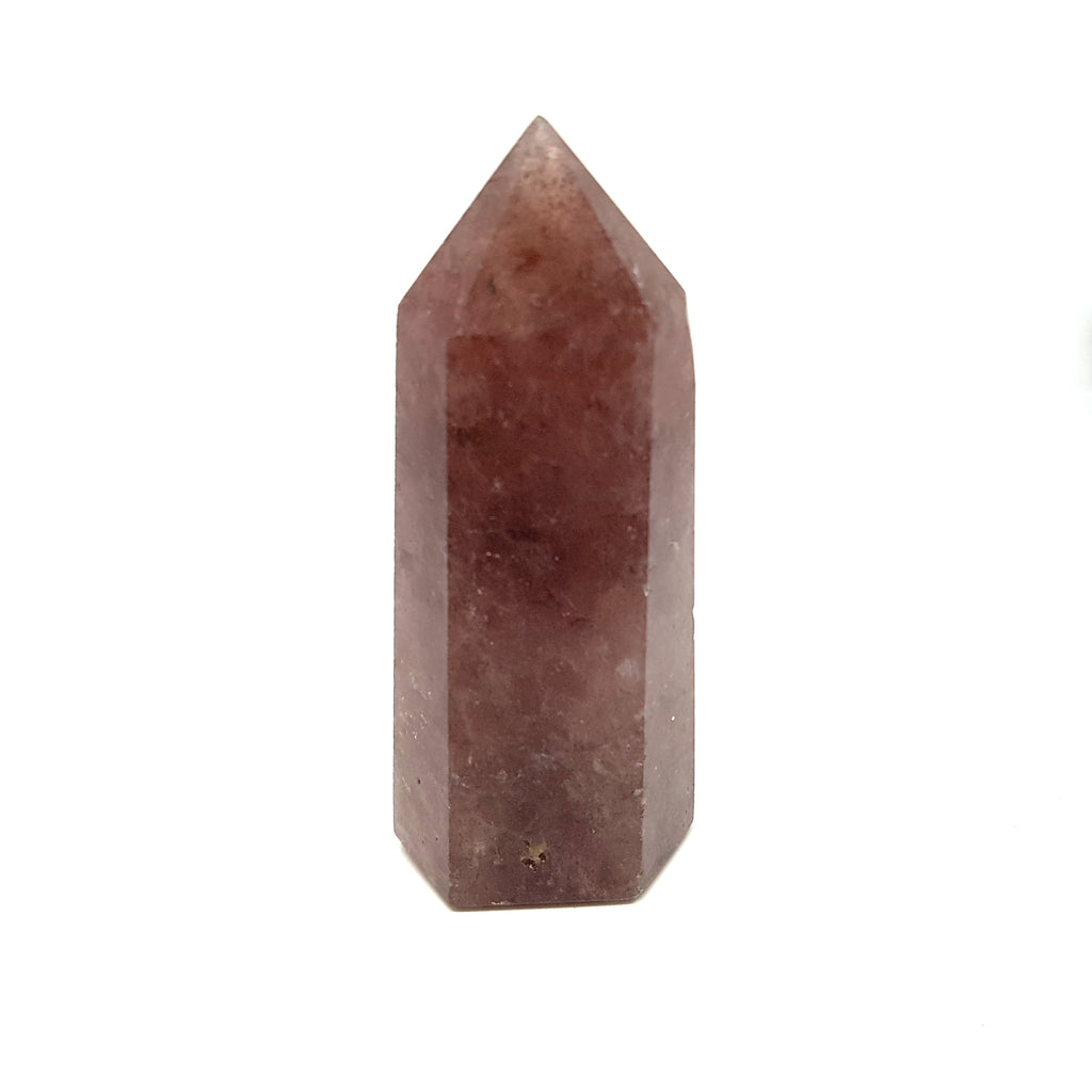 Nature Treasure - Strawberry Quartz Tower- The Inner Love Stone