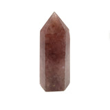 Nature Treasure - Strawberry Quartz Tower- The Inner Love Stone