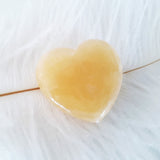 Nature Treasure - Yellow Jade Heart Stone