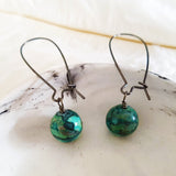 Adore Gemstone Earrings Collection - Green Jasper Earrings