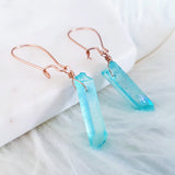 Adore Gemstone Earrings Collection - Angel Aura Quartz Earrings